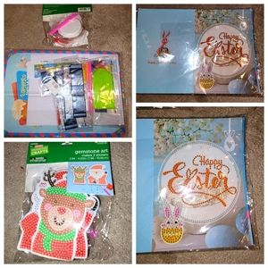 Diamond Holiday Kits - Easter/Santa Designs.